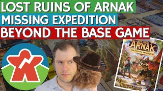 Lost Ruins of Arnak  Missing Expedition Review  Beyond The Base Game [upl. by Melia]