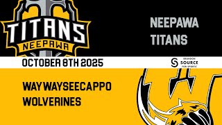 HIGHLIGHTS  Neepawa Titans  Waywayseecappo Wolverines Oct 824 [upl. by Naegem294]