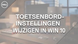 Toetsenbordinstellingen wijzigen in Windows 10 [upl. by Notgnirra]