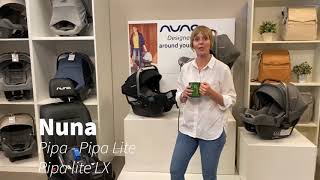 2020 Nuna Pipa Car Seat Comparison [upl. by Martsen]