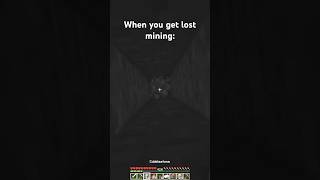 When you get lost mining It feels so good to reach the surface minecraft shorts [upl. by Towers422]