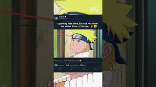 Lightning fast move just like his father the Yellow Flash of the leaf ⚡anime naruto yt viral [upl. by Perloff]