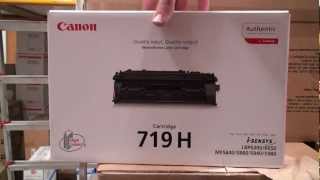 Canon Toner Cartridge CRG719H 3480B002 Black [upl. by Volin962]