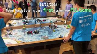 FLL Submerged first scrimmage game 11162024 321Lego lego submerged robotics [upl. by Lauhsoj]