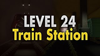 Apeirophobia  How to beat Level 24 quotTrain Stationquot Part 1  CHAPTER 2 [upl. by Anilehcim442]