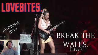 FIRST TIME REACTING TO LOVEBITES BREAK THE WALL Live [upl. by Marion]