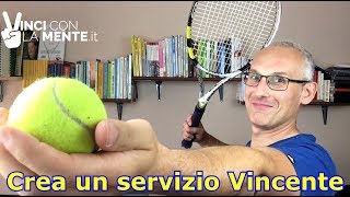 Come creare un servizio vincente nel tennis 4 passi  come migliorare il servizio [upl. by Coben625]