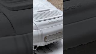 Carrera 4 satisfying snow foam carcare snowfoam carcleaning detailing valeting porsche [upl. by Micky585]