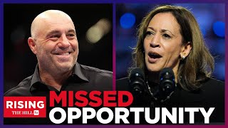 SNUBBED Kamala Harris REFUSES To Sit Down With Joe Rogan [upl. by Annair]