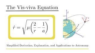 The Visviva Equation  Derivation Orbital Energy and Applications [upl. by Einhapets]