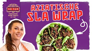 Aziatische Sla wrap met kipgehakt  Sabines favorites  Go Tan [upl. by Hound274]