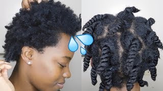 How To Keep 4C Natural Hair Moisturized For Days  Mid Week Routine [upl. by Adiv598]