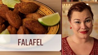 Comida árabe  Receita de falafel [upl. by Sirovat]