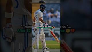 India lost the series 💔🥺  shorts youtubeshorts shortfeed shortsviral indvsnewzealand ipl [upl. by Hedy]