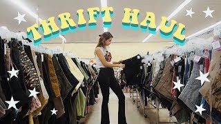 TRY ON THRIFT HAUL  Come Thrifting With Me Ep 4 [upl. by Shedd527]