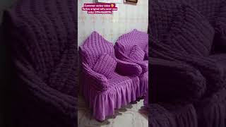 Customer review video sofa cover now order 01944668096 [upl. by Eniotna]