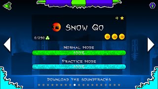 SnowGo SnowDown  Geometry Dash FanMade  Resurrection GDPS Gameplay [upl. by Notlem]