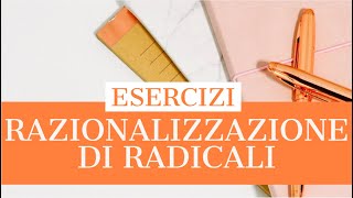 RADICALI RAZIONALIZZAZIONE [upl. by Ytirahs]