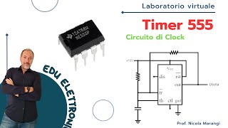 Tutto sul Timer 555 Funzionamento Simulazione su Falstad e Tinkercad  eduelettronica [upl. by Lana]