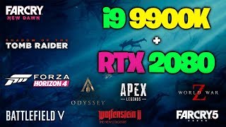 i9 9900K RTX 2080 1440P 144Hz Test in 9 Games [upl. by Oesile]