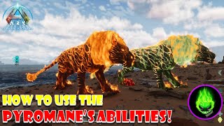 Ark Ascended PS5  How To Use The Pyromanes Abilities [upl. by Maisie]