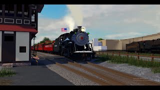 Strasburg Railroad Roblox  The Polar Express with 90 [upl. by Ardeth]