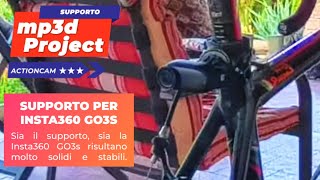 Supporto Insta360 insta360go3s ActionCam mtb cycling [upl. by Lirret347]