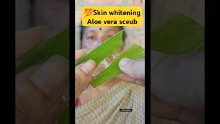 💯✅skin whitening aloe vera scrubturmeric aloevera skincare turmeric [upl. by Eyr]