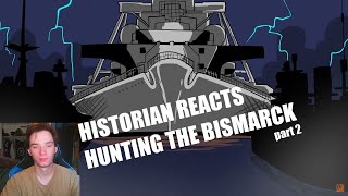 Historian Reacts  Hunting the Bismarck  The Mighty HMS Hood  Extra History  Part 2 [upl. by Cash]