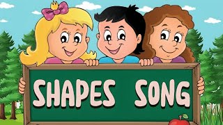 Shapes Song  Learn Shapes  Learn English for Kids  Song65 Rhymes amp Kids Songs  Rhyme Time Kids [upl. by Rehpinnej9]