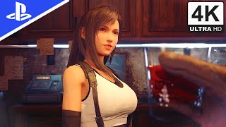 Final Fantasy VII Remake  Cloud amp Tifa Stunning PS5 4K 60FPS HDR Gameplay [upl. by Brigitta]