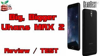 Uhans MAX 2  644 Zoll Phablet Review  Test DEUTSCH [upl. by Adarbil711]