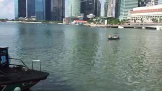 Pub boats at Marina Bay the day after the bumboat caught fire [upl. by Suzzy]