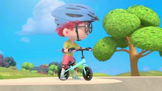 I Love to Ride My Bicycle  Fun and Simple Kids Song  SingAlong with Lyrics Joyfultunekid [upl. by Melar]