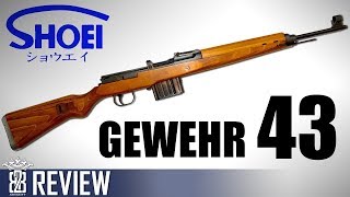 SHOEI Gewehr 43 Airsoft Blowback GBB Review Deutsch English Subtitle [upl. by Arries742]