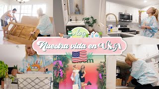 🇺🇸 AVANCES en REFORMA de LA CASA NUEVA Terminamos la PINTURA EL BAÑO y LA COCINA casi LISTA 🏡 USA [upl. by Aerdnad]