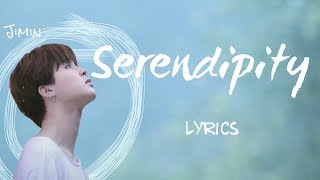 BTS  SERENDIPITY ENGLISH LYRICS serendipity jiminbts shortsvideo [upl. by Attecnoc]