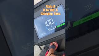 atherelectricscooter Rizta S 0 to 100  Charging Time  riztas [upl. by Apur]