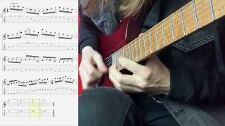 Hybrid Picking Mixolydian b6 Lick Lesson With Tabs and Slow [upl. by Nalniuq]