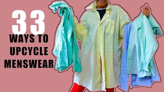 33 Girly Ways To Upcycle Men’s Thrift Clothes [upl. by Arracat]