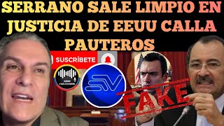 JOSÉ SERRANO SALE LIMPIO DE LA JUSTICIA DE LOS EEUU Y LE CIERRA LA BOCA LOS PAUTEROS NOTICIAS RFE TV [upl. by Voltmer]