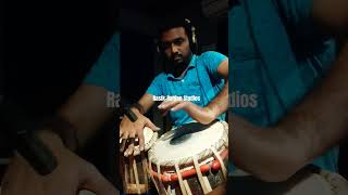 tabla shorts Tabla Recording  RasikRanjan studios youtubeshorts [upl. by Einahpit]