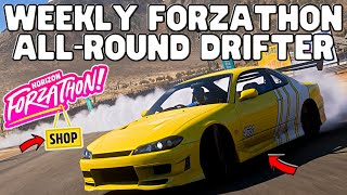 FH5How to complete Weekly forzathon challenges ALLROUND DRIFTERForzathon shop [upl. by Ardnaet]