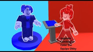 Jugando Cambia de color del equipo En Roblox pt2 [upl. by Mathew584]