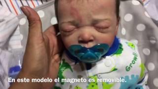 Como hacer 3 tipos de chupones magnéticos para tus BEBE REBORN con magneto fijo y removible [upl. by Edvard]