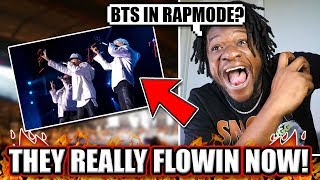 BTS LIVE CYPHER   2017 BTS Memories Cypher Medley REACTION [upl. by Morissa]