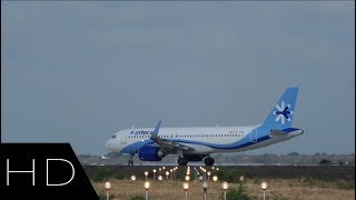 Interjet Airbus A320NEO take off at Merida Mexico International Airport [upl. by Suirradal]