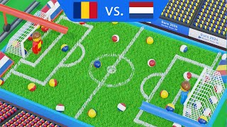 Marble Race Euro 2024  Romania vs Netherlands Prediction [upl. by Mcmillan]