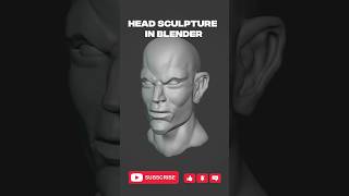 I Create a Stylized Man Head Sculpture In Blender Like a Pro [upl. by Darrow79]