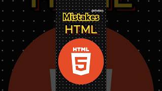 Html mistakes you should avoidCheck htmlcoding htmlcss htmlcssjs html5 htmlcode freshers [upl. by Anyg]